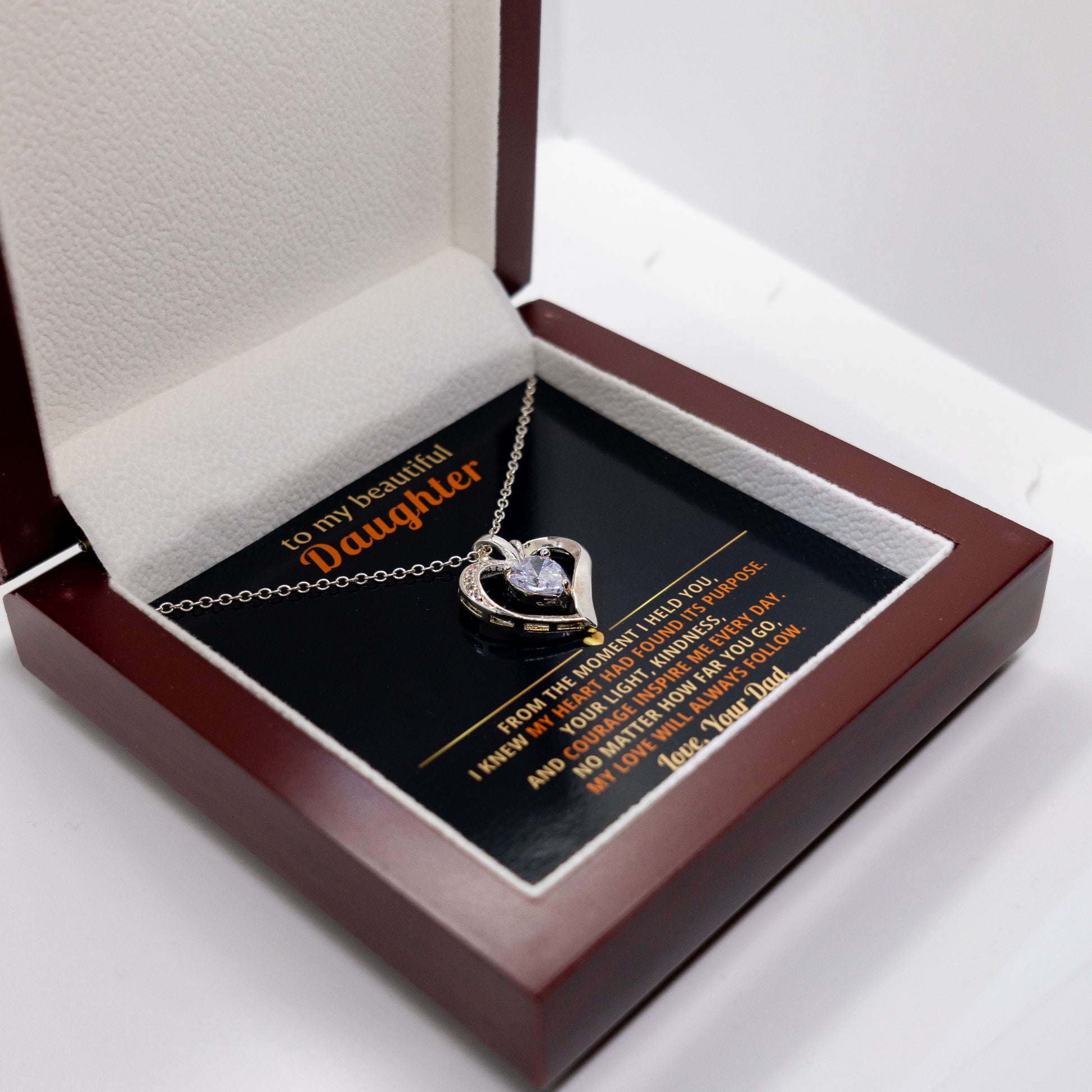 Daughter Necklace Gift Personalised Jewelry Gift From  Dad Gift To Daughter