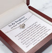 To My Daughter on Your Wedding Day Necklace, Gift for Bride from Mum or Dad