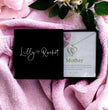 To My Mother - Choice of Beautiful Silver Necklaces in a Mahogany Gift Box with a Custom Message Card - Gift from Son / Daughter For Mum