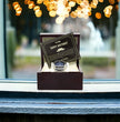 To My Dad - Happy Birthday - Luxury Watch Gift Set With Custom Message Card In Mahogany Box - Gift For Dad