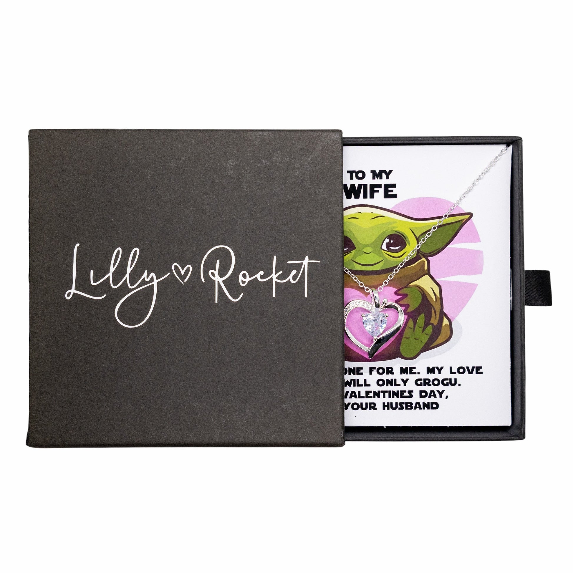 My Love For You Will Only Grogu Necklace Gift For SciFi Loving Women